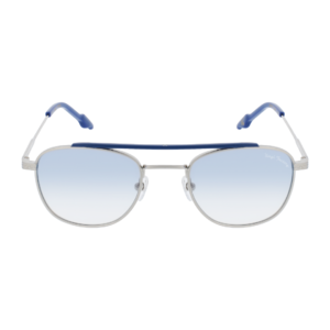 pascal obispo lunette vue lunettesoleil argent et bleu vinyl factory collab solaires montures