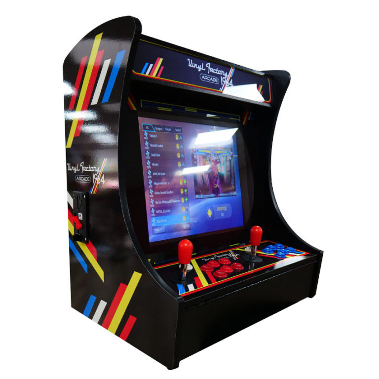 borne arcade jeux machine rétro vinylfactory pacman